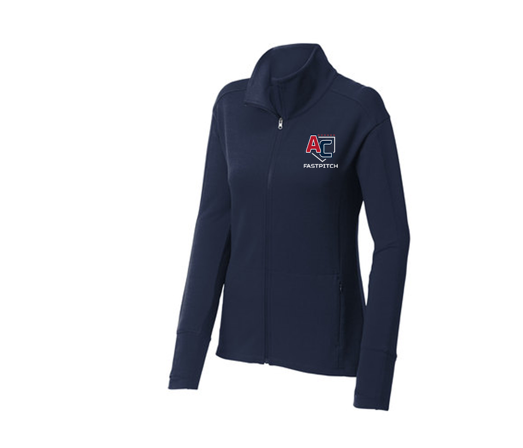 Ladies 7.4 oz Performance Full-Zip - Image 2